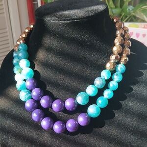Elegant Multicolor Beaded Necklace